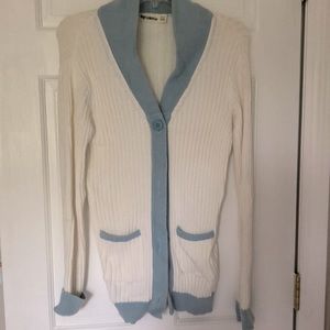 Urban OutfittersBy Corpus white and blue sweater M